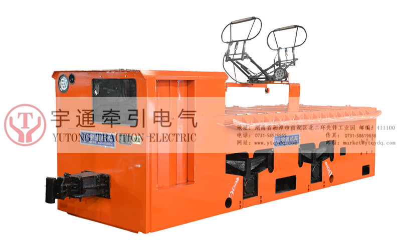 宇通矿用电机车在国外